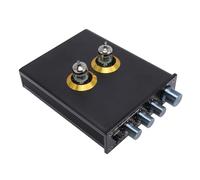 JWM5456 Preamplificador de tubo, preamplificador estéreo HiFi con ecualizador de 3 bandas, circuito de protección y bajo ruido, chasis de aluminio de ganancia 5X, compatible con 97% de amperios (tubos