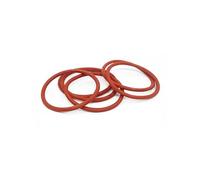 JWOO 2 unids/Lote VMQ Junta tórica de Goma de Silicona ID45/46,2/47,5/48,7/50mm Junta tórica roja Junta tórica de Silicona Impermeable CS 2,65mm (Color : 4pieces, Size : 54x48.7x2.65mm)