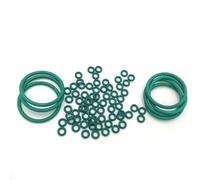 JWOO Juntas tóricas Verdes FKM OD: 8mm ~ 440mm * 3mm de Espesor/CS Junta de Sellado Resistente al Aceite Resistente a ácidos y álcalis Junta tórica FPM (Size : OD18x3mm 10pcs)
