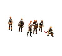 JWQFBC 3 Piezas Figura Miniatura Accesorio Escena Modelo Gente Detalle Pintado Material PP Adecuado para Arquitectura Decoración Niños Adultos, Style C