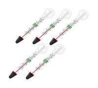 JWQFBC 5 Flotantes con Ventosa, Tubo de Vidrio de Doble Pared,