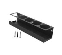 JWQFBC 5 Piezas Porta Soporte de Botes de Spray Estante para Pintura Organizador de Botellas de Pintura Construido en Metal con Montaje en Pared
