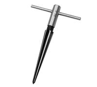 JWQFBC 5 Piezas Taper Hand Held Escariador de Mano con Mango Herramienta de Corte para Agrandar Agujeros para Puentes y Clavijas, 3 piezas