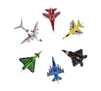 JWQFBC 6 Piezas de Maquetas de Aviones de Metal de Aleación. Maqueta de Avión de Aleación para Colecciones.