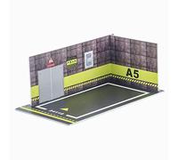 JWQFBC Aparcamiento de Coches a Escala 1/24: Propio Mundo en Miniatura, G
