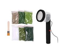 JWQFBC Aplicador de Césped Estático, Flocado Estático, Maquetas de para Bricolaje, Arquitectura, Modelado de Paisajes, Mesa de Arena, FL