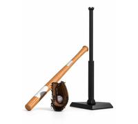 JWQFBC Bate de Béisbol de Madera para Niños, Set de Entrenamiento de Béisbol Infantil