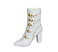 JWQFBC Botas para Muñecas de 30 Cm - para Personajes Femeninos, Blanco