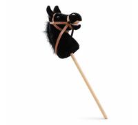 JWQFBC Caballito con Sonidos para niños y niñas, Juguete rol 100cm , Negro , 100cm con Sonido de Herradura, relincho y canción de Vaquero, no Desmontable