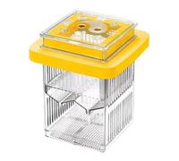 JWQFBC Caja de Cría de Peces, Caja de Incubación, Caja de Cría, Acuario, Caja de Separación Desmontable, Marco Transparente, Apto para La Cría, Amarillo