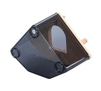 JWQFBC Caja de Cría para Loros, para Pájaros con Poste Frontal para Jaula, Caja Nido de Madera para Periquitos, Canarios, Cotorras Y Cacatúas, Gris