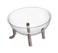 JWQFBC Cama para Gatos Tipo Cápsula, Juguete, Accesorios para Mascotas, Versátil, Fácil de Limpiar, Ligero, Regalo, Cúpula Acrílica, Nido para, Gris