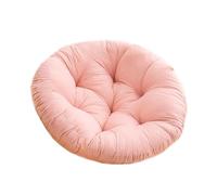 JWQFBC Cojín para Silla Colgante, Almohadilla de Repuesto para Silla Mecedora, Almohada Redonda para El Suelo para Cocina de Estar, Rosa Claro, Individual