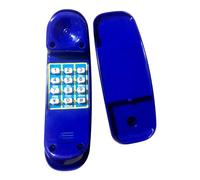 JWQFBC Columpio para Niños, Juguete de Teléfono, Casa del de Simulación, Teléfono con Tecla Numérica para Aprendizaje Interactivo, Niños de 3 años en a, Azul