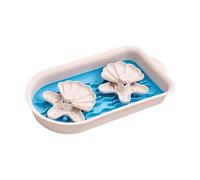 JWQFBC Comedero de Alimentación Lenta para Perros. Bandeja Dispensadora de Fabricado en PP. Base Suave Antideslizante Y Resistente a Las Morded, Azul