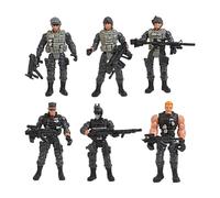 JWQFBC Conjunto de 6 Figuras Surtidas, Figuras Articuladas Y Accesorios, Juego de Juguetes, Figuras Articuladas