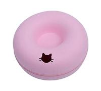JWQFBC Cueva para Gatos para Varios Gatos, Cuevas para Gatos de Interior, Cama para Gatos, Cama para Gatos Tipo Donut Extraíble Y Lavable, Rosa 60cm