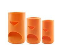 JWQFBC de Flujo de 3 Piezas para Acuario, Tipo Flauta de, de Polipropileno, con Antisifón, Reducción de Ruido, Fácil Instalación, Naranja