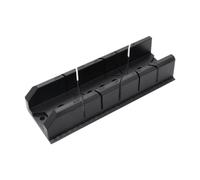 JWQFBC de Mano con Caja para Cortar Madera en Proyectos de Bricolaje (con Guía de Inglete), Negro, 10inch