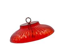 JWQFBC Deflector para Comederos de Pájaros, Techo Protector, Deflector de Lluvia, Resistente a La Intemperie, Inoxidable, de Montaje Rápido para Patio, Balcó, Rojo