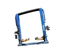 JWQFBC Elevador de Miniatura, Modelo de Vehículo, Escala 1/64, Elevador de Doble Realista para Taller de Reparación, Azul Estándar