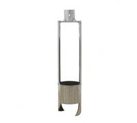 JWQFBC Equipo de Perforación de Suelos Barrena Manual Herramienta de Excavación Taladro Cuchara Inferior Metal con Borde Cortante y Eje Recto Adecuado para, Pequeño