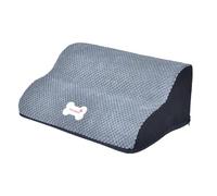 JWQFBC Escalera para Perros, Rampa para Mascotas, Escalones para Cachorros con Cubierta Suave Y Extraíble, Antideslizante Y Duradera para Animales Pequeños, Gris 15cm Alto