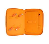 JWQFBC Estuche para Guardar Herramientas de Peluquería Y Felina, Bolsa para Tijeras, Estuche para Tijeras, Bolsa de Aseo para Peluqueros, Perros, Naranja