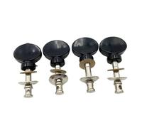 JWQFBC Juego de 4 Clavijas de Afinación de Repuesto para Ukelele, Afinadores para Afinación, Ideales para Actuaciones, Espectáculos Y, Plata Y Negro