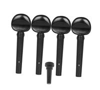 JWQFBC Juego de 4 Clavijas para Violín, de Aplicación Universal, Fáciles de Montar, Afinación para Actuaciones Y Espectáculos, Negro