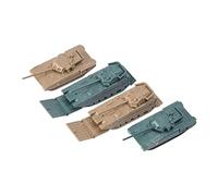 JWQFBC Juego de 4 Estáticos Decorativos, Escala 1/144, Recuerdos para Fiestas, Artículos de Colección