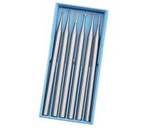 JWQFBC Juego de 6 Brocas de de Acero de 2,35 Mm para Fresado Y Uso en Herramientas Rotativas, para Grabado, Tallado Y Perforación, 4