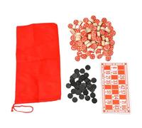 JWQFBC Juego de Bingo de 130 Piezas para La Diversión Familiar Y Reuniones.