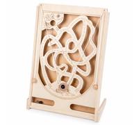 JWQFBC Juego Laberinto para Niños 3+ Años, Juego s para Coordinación Mano-Ojo, Máquina de canicas con múltiples Agujeros