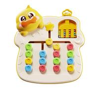 JWQFBC Juguete de Rompecabezas de Combinación de Colores, Acertijos, Educación Temprana, Regalo de Cumpleaños Preescolar, Juego de Desarrollo de 4 Colores Pa, Pato