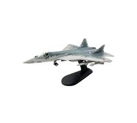 JWQFBC Maqueta a Escala 1:72 del Avión de SU-57 de Metal Fundido a Presión, Modelo de Avión de Ataque con Base para Sala de Estar.