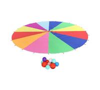 JWQFBC Paracaídas Infantil con para Juegos, Ideal para La Colaboración Entre Varias, para La Integración Sensorial Y La Educación.