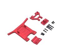 JWQFBC Parachoques Delantero para Coche RC, Alerón Trasero Mejorado, Accesorio de Conexión para Coches RC Wltoys Escala 1/12 144010 124017 Y Camiones, Rojo
