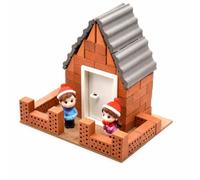 JWQFBC Set Cerámica para - o Arquitectónico en Miniatura Educativo y Reutilizable para Niños 7 a 14 Años - para Creatividad, Romántica Cabaña Pareja