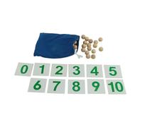 JWQFBC Tarjetas, Juegos de Matemáticas, Juguete Educativo para Niños Pequeños, Juguetes para Enseñar Números Y, Juguete de Madera para La P