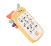 JWQFBC Teléfono Móvil de Juguete para Bebés con Música, Teléfono Infantil de para Jugar Y Aprender, Teléfono con Luz Y Sonido para Niños de 18 Mese,