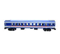 JWQFBC Tren Retro a Escala HO 1 87, Modelo de Tren de Juguete YZ25G, Vagón de Pasajeros Realista, Ideal para Exhibición en El Hogar, Regalo de Amistad Y Cole, Azul