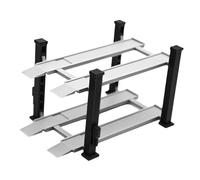 JWQFBC Vitrina para Maquetas de Coches a Escala 1/64, Coches de Metal Fundido a Presión, Diseño de Garaje, Adorno de Resina, Aleación, Soporte de Exhibición, Negro