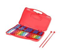 JWQFBC Xilófono Profesional de 25 Notas Y Dos Mazos para Bebés, Niños Pequeños E Instrumentos Musicales, Rojo
