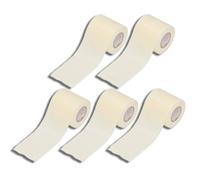 Jwthee 5 Cintas Para Tuberías De Aire Acondicionado, Cinta Para Envoltura De Tuberías, Vendaje De Tubo De Aire Acondicionado, Cintas De Envoltura Portátiles, Cinta Aislante Para Aire (Beige)