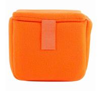 Jwthee Bolsa de cámara DLSR, Caja de Transporte de cámara Insertar la Almohadilla de protección a Prueba de amortiguadores Case Bolsa Accesorio para fotografiar (Naranja)