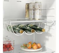 Jwthee Botellero para frigorífico, Soporte para Botellas de Vino, botellero para frigorífico con Capacidad para 3 Botellas, botellero para Armario Interior, despensa para frigorífico