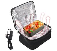 Jwthee Horno Portátil, Mini Coche De 12 V, Microondas, Fiambrera Eléctrica Con Calefacción, Calentador De Alimentos Personal Para Viaje Por Carretera, Camping, Picnic, Reunión Familiar