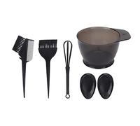 Jwthee Juego de 6 herramientas para teñir el cabello con lejía, cepillo para teñir el cabello y juego de cuencos, juego profesional de brochas y cuencos para teñir el cabello, kit para