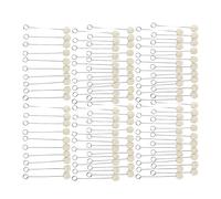 Jwthee leather dye, 100 Pcs Wool Daubers, Wool Daubers Ball Brush Leather Dye Tool, Leathers Dyes Applicator Brush for DIY Crafts Supplies and Projec